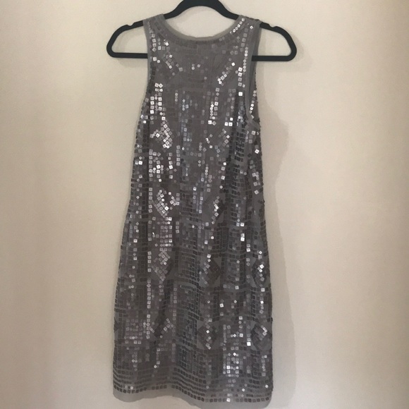 Max Studio Dresses & Skirts - Champagne / Brushed Silver sequin mini dress | Max Studio | M | NWOT